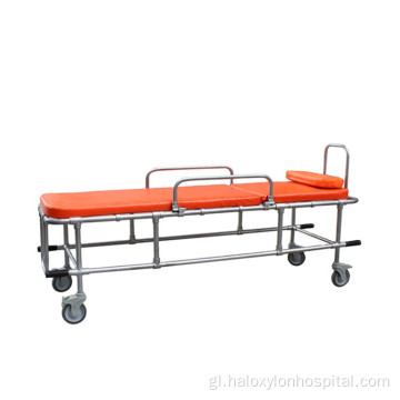 padiola de ambulancia de aluminio de emerxencia hospitalaria